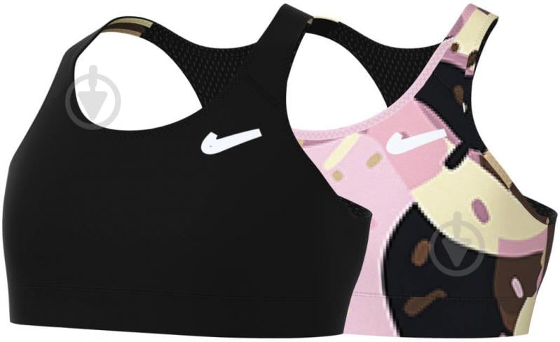 Бра Nike G NK SWOOSH REV BRA PER AOP DQ8904-204 р.M різнокольоровий - фото 8