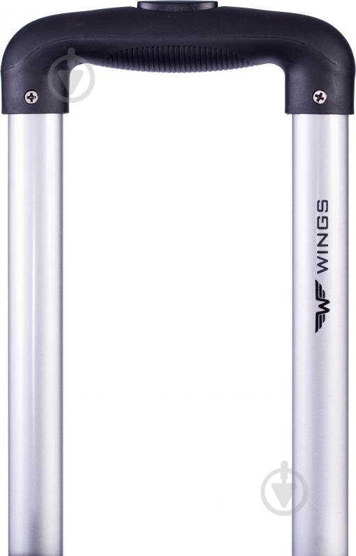 Валіза Wings 1708 Mini 2 колеса 53x35x22 см 41 л бордовий Vt00072 - фото 5