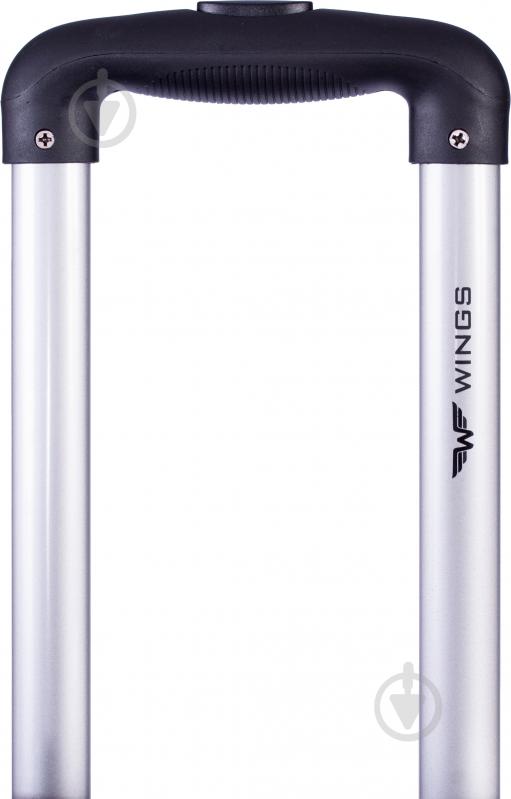 Чемодан Wings 1708 Maxi 2 колеса 73x46x30 см 101 л черный Vt00073 - фото 5