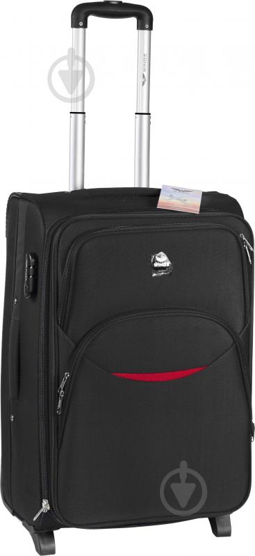 Чемодан Wings 1708 Mini 2 колеса 53x35x22 см 41 л черный Vt00075 - фото 1 Чемодан Wings 1708 Mini 2 колеса 53x35x22 см 41 л черный Vt00075 - фото 1