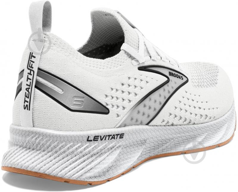 Кроссовки жіночі Brooks Levitate StealthFit 6 1203851B-170 р.40 белые - фото 3