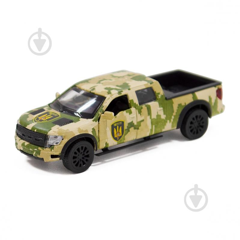 Автомодель TechnoDrive 1:32 Ford F-150 SVT Raptor Мілітарі 250296 - фото 3