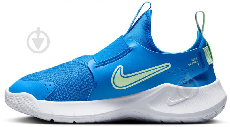 Кроссовки для мальчиков демисезонные Nike FLEX RUNNER 3 FN1294-400 р.36,5 синие - фото 4