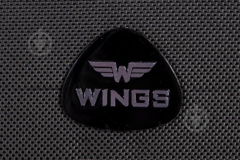 Чемодан Wings 1708 Mini 4 колеса 53x35x22 см 41 л серый Vt00084 - фото 7