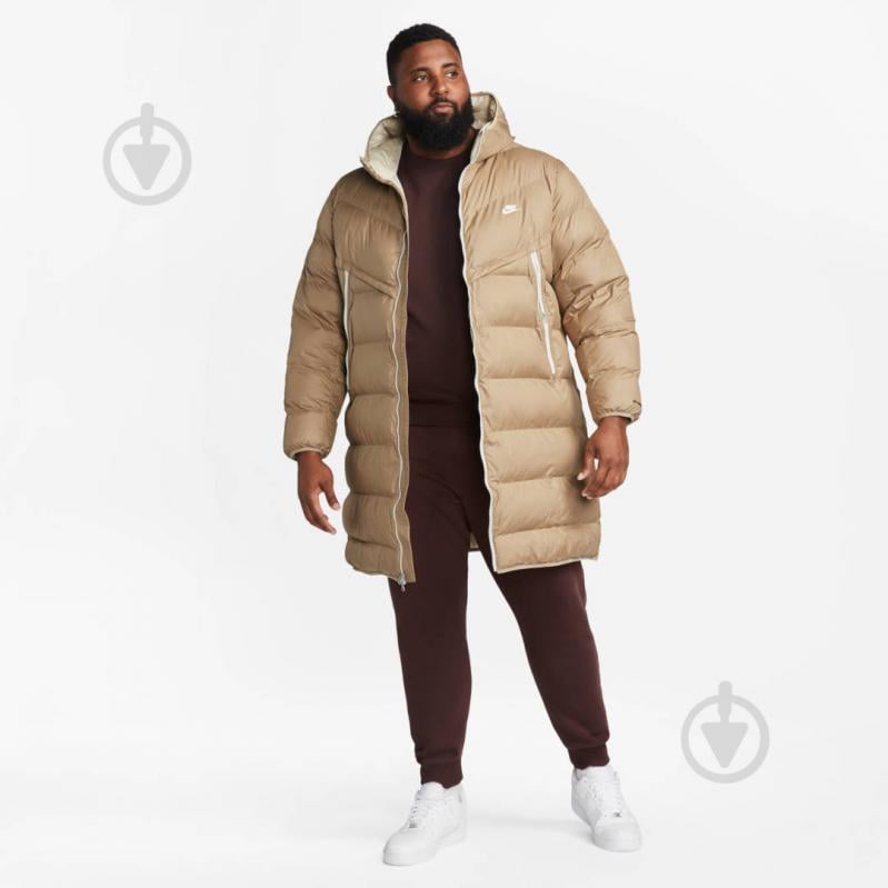 Пальто чоловіча зимова Nike M NK SF WR PL-FLD HD PARKA DR9609-247 р.XL бежева - фото 12