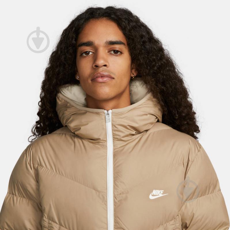 Пальто чоловіча зимова Nike M NK SF WR PL-FLD HD PARKA DR9609-247 р.XL бежева - фото 3