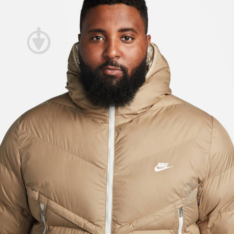 Пальто чоловіча зимова Nike M NK SF WR PL-FLD HD PARKA DR9609-247 р.XL бежева - фото 8