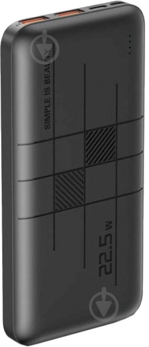 Повербанк Xo PD20W + QC22.5W 10000 mAh (PR187_Black) - фото 1