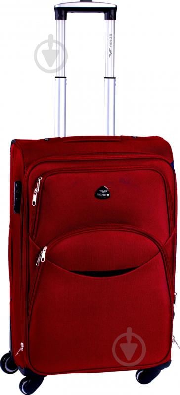 Чемодан Wings Vt00087 42 л бордовый 1708 Mini 4 колеса 55x35x22 см - фото 1