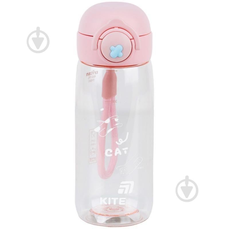 Бутылка для воды KITE 1236-3 480 мл розовая - фото 1 Бутылка для воды KITE 1236-3 480 мл розовая - фото 1