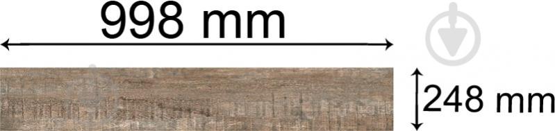 Плитка Dom Ceramiche Barnwood Brown 24,8х99,8 - фото 3