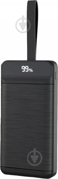 Повербанк Xo 3-Input PD20W + QC22.5W with light 30000 mAh black (PR156) - фото 1