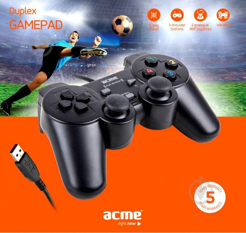 Игровой манипулятор Acme GA07 Duplex gamepad - фото 4