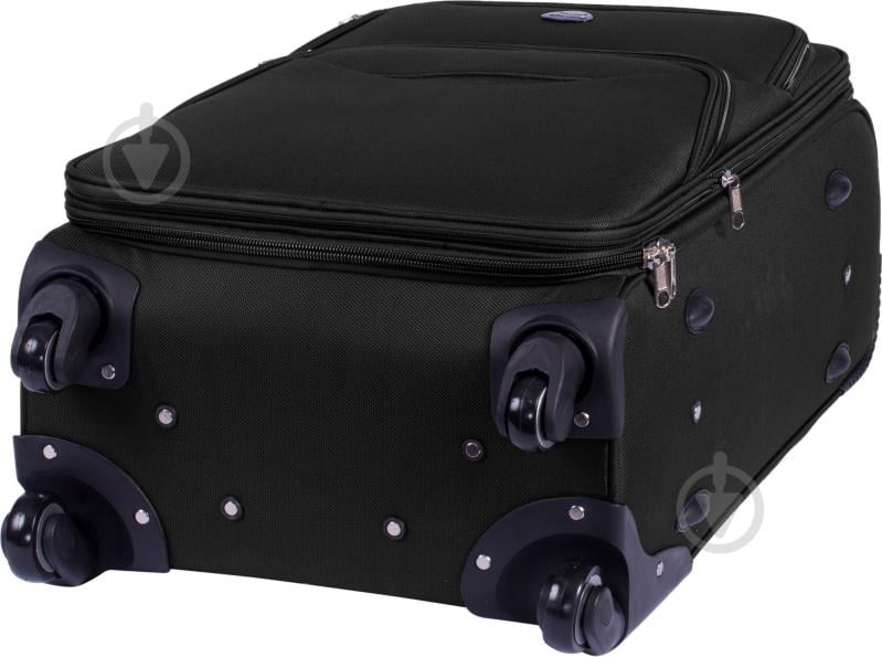 Чемодан Wings 1708 Mini 4 колеса 55x35x22 см 42 л черный Vt00093 - фото 4