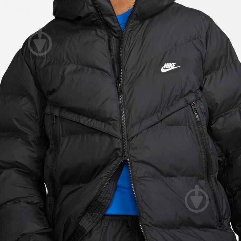 Пальто чоловіча зимова Nike M NK SF WR PL-FLD HD PARKA DR9609-010 р.L чорна - фото 5