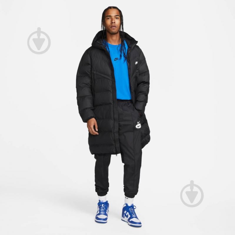 Пальто чоловіча зимова Nike M NK SF WR PL-FLD HD PARKA DR9609-010 р.L чорна - фото 6