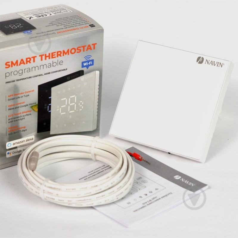 Терморегулятор для электрического теплого пола NAVIN WT410 - фото 5