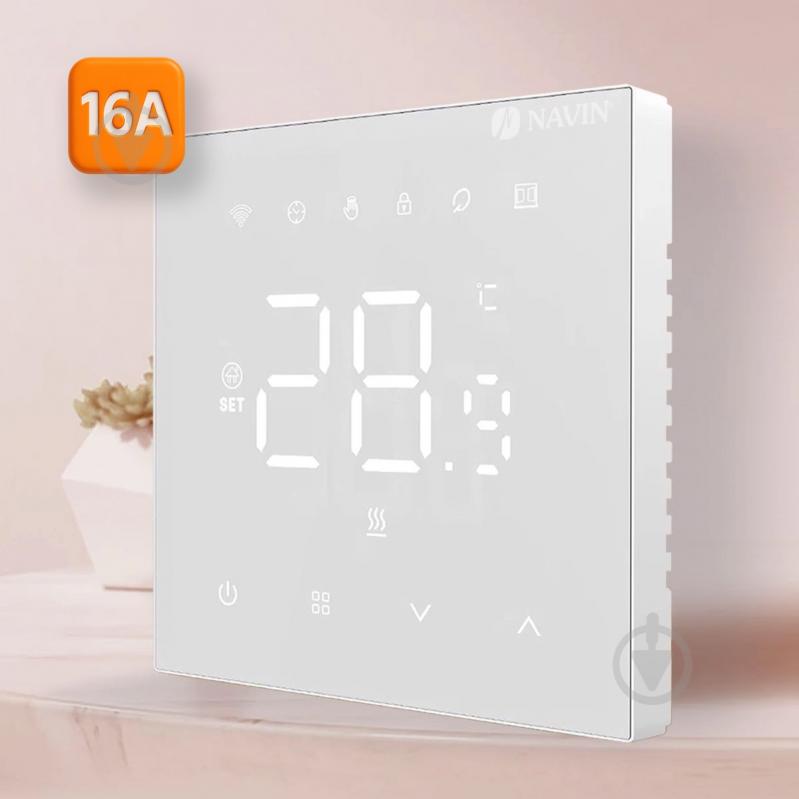 Терморегулятор для электрического теплого пола NAVIN WT410 - фото 2