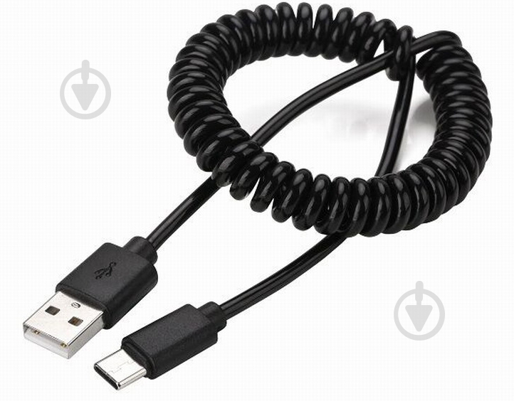 Кабель Cablexpert USB 2.0 1,8 м black (CC-USB2C-AMCM-6) - фото 1 Кабель Cablexpert USB 2.0 1,8 м black (CC-USB2C-AMCM-6) - фото 1