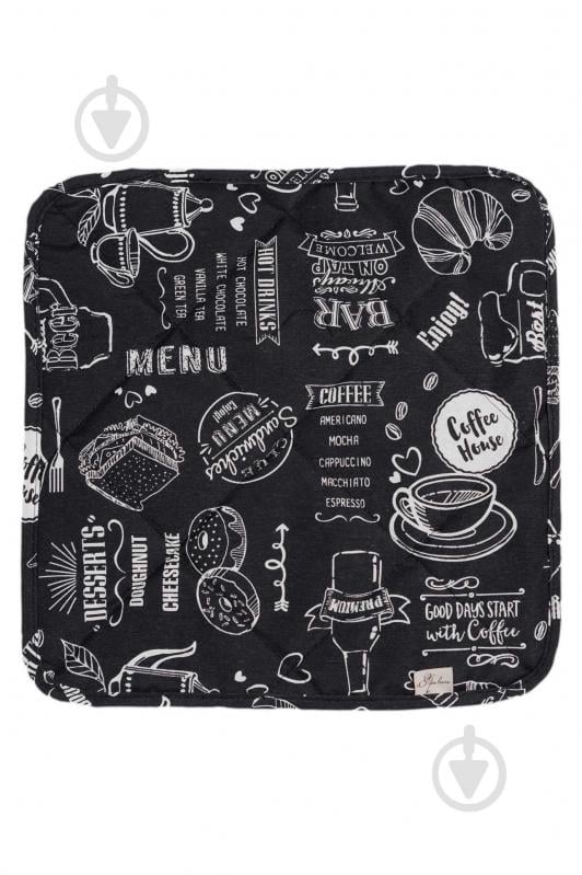 Подушка на табурет "BLACK Breakfast" Прованс - фото 1