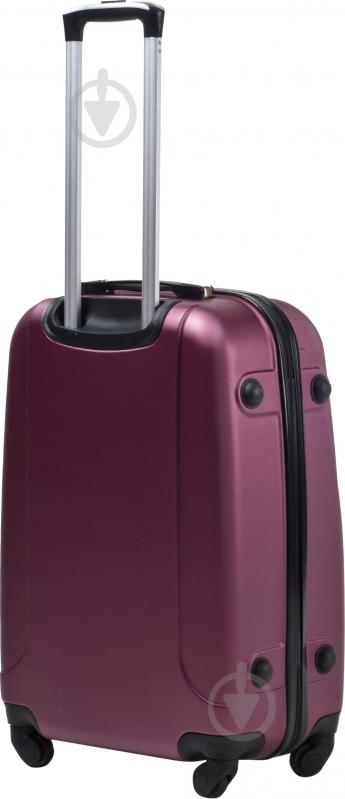 Чемодан Wings 310 Mini без расширения 55x40x22 см 4 колеса 48 л бордовый Wp00012 - фото 2
