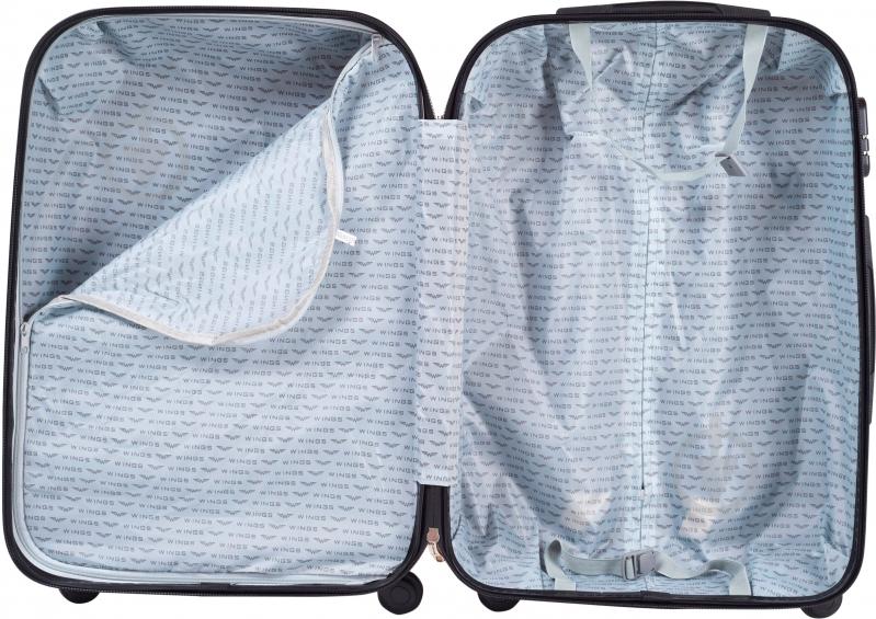 Чемодан Wings 310 Mini без расширения 55x40x22 см 4 колеса 48 л бордовый Wp00012 - фото 3
