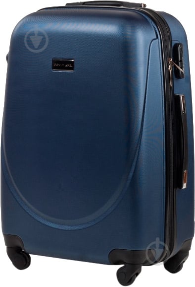 Чемодан Wings 310 Mini без расширения 55x40x22 см 4 колеса 48 л синий Wp00009 - фото 1