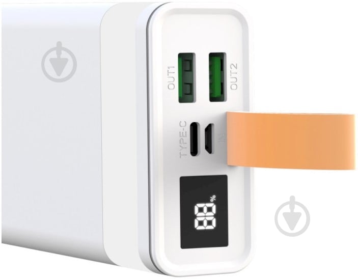 Повербанк Xo PR129 20000 mAh white (PR129_White) - фото 2