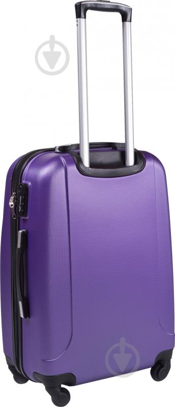 Чемодан Wings 310 Maxi с расширением 75x50x30 см 4 колеса 113 л фиолетовый Wp00070 - фото 2
