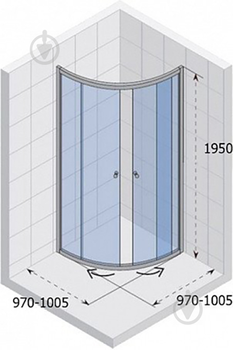 Душова кабіна RIHO Hamar GR35200 - фото 2