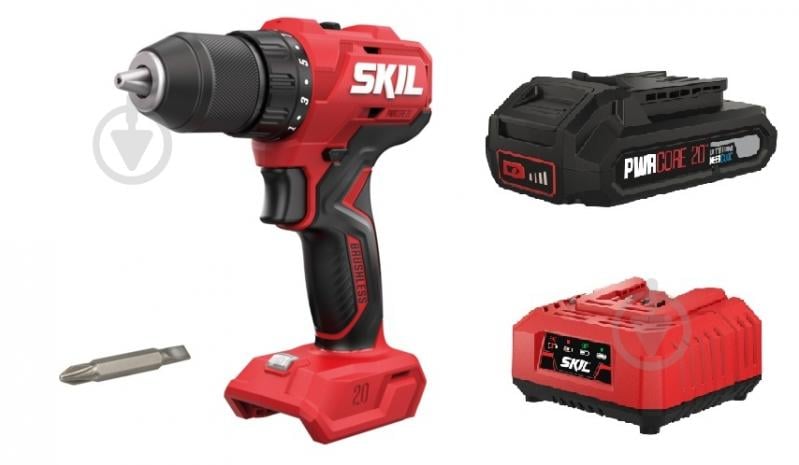 Шуруповерт аккумуляторный SKIL DD1E3011CA+BC1E3136AA - фото 1