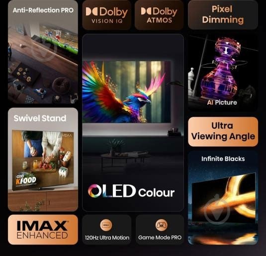 Телевізор Hisense 55A85Q - фото 4