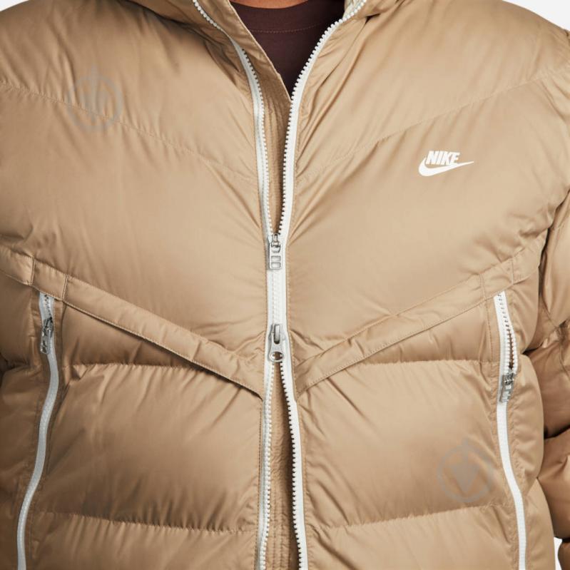 Пальто чоловіча зимова Nike M NK SF WR PL-FLD HD PARKA DR9609-247 р.M бежева - фото 10