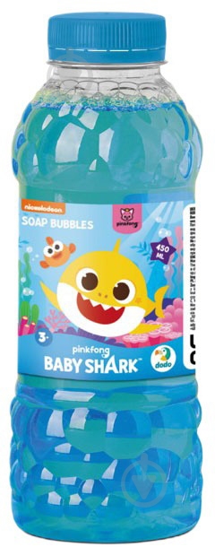 Мильні бульбашки DoDo Baby Shark 450 мл 200521 - фото 1