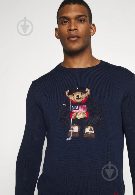 Джемпер Polo Ralph Lauren LS CN BEAR-LONG SLEEVE-SWEATER 710671157-1 р. L синий - фото 2 Джемпер Polo Ralph Lauren LS CN BEAR-LONG SLEEVE-SWEATER 710671157-1 р. L синий - фото 2