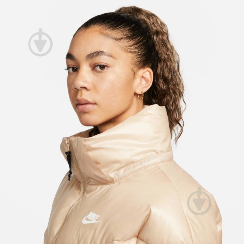 Пальто жіноча зимова Nike W NSW TF CITY HD PARKA DH4081-200 р.XL бежева - фото 5