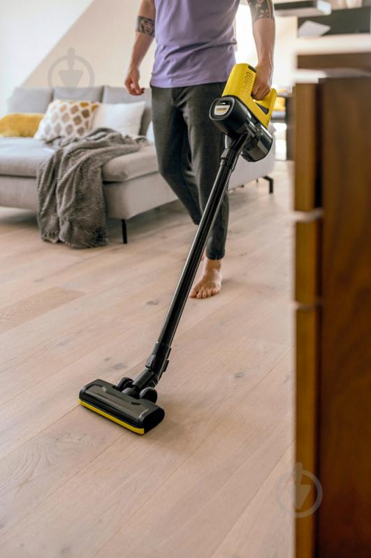 Пилосос акумуляторний Karcher VC 4 Cordlass Myhome 1.198-620.0 black/yellow - фото 6