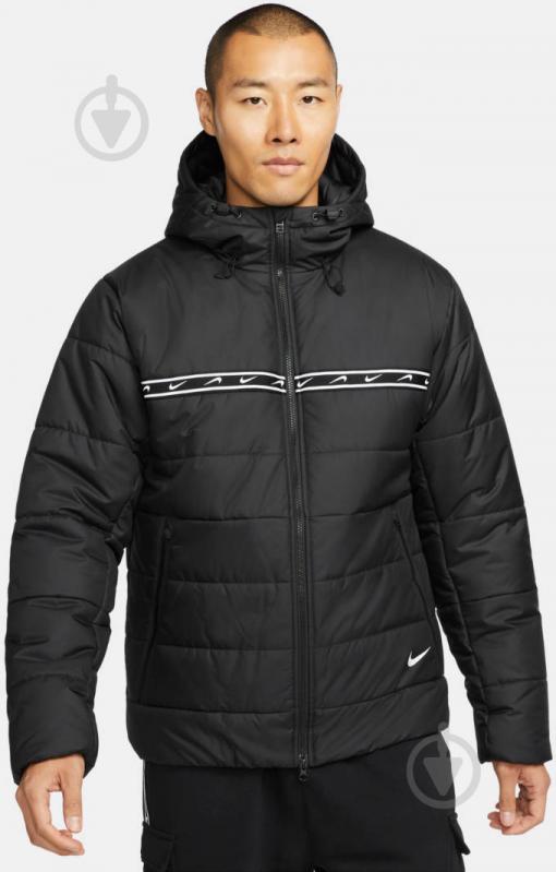 Пуховик мужской зимний Nike M NSW REPEAT SYN FILL JKT DX2037-010 р.2XL черный - фото 1