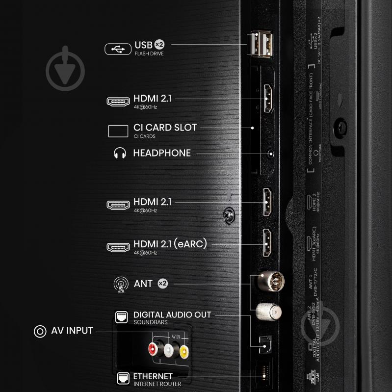 Телевізор Hisense 85E7Q - фото 5