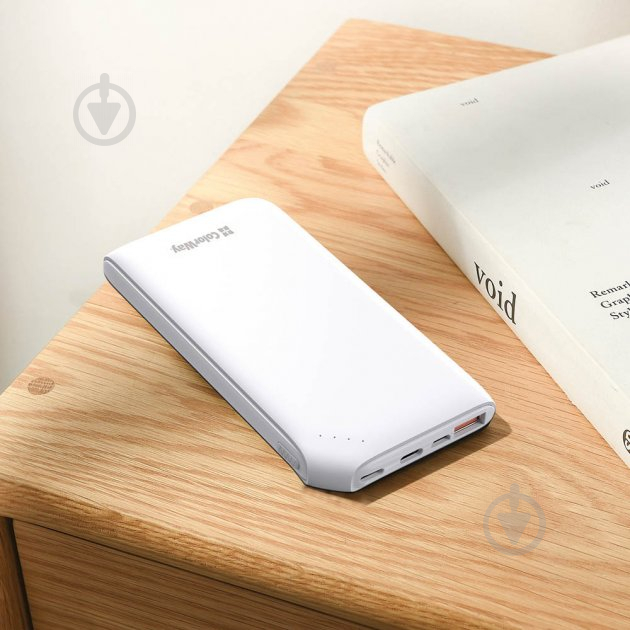 Повербанк ColorWay 18W Soft CW-PB100LPE3WT-PD 10000 mAh white - фото 9