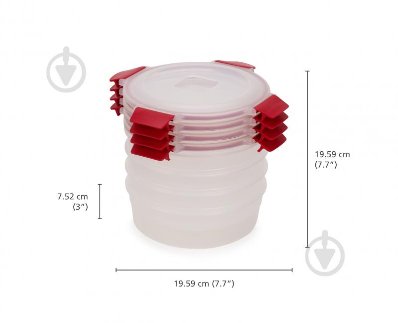 Набір контейнерів для харчових продуктів Joseph Joseph Core 1 л 4 шт. (1000012) - фото 2