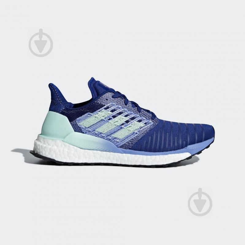 Кроссовки женские Adidas SOLAR BOOST BB6602 р.38 2/3 синие - фото 1