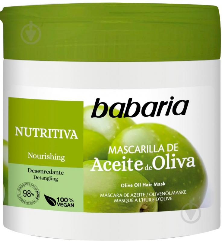 Маска для волосся Babaria з оливковою олією 400 мл - фото 1