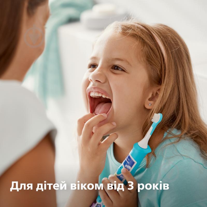 Насадки для електричної зубної щітки Philips Sonicare For Kids (HX6032/90) - фото 13