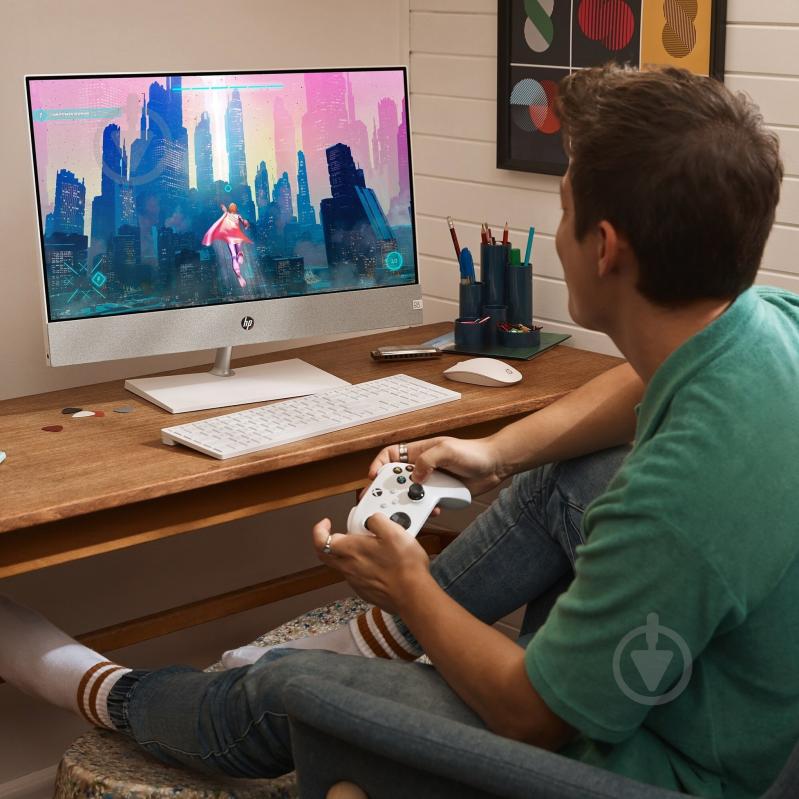 Моноблок HP Pavilion 27" (68V08EA) white - фото 13 Моноблок HP Pavilion 27" (68V08EA) white - фото 13