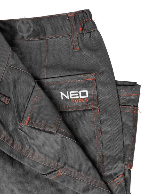 Шорты NEO tools BASIC р. S 81-440 серый - фото 3