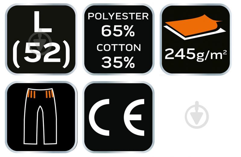 Шорты NEO tools BASIC р. S 81-440 серый - фото 8