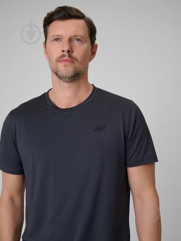 Футболка 4F TSHIRT FNK M2140 4FWSS26TFTSM2140-21M р.L сірий - фото 4