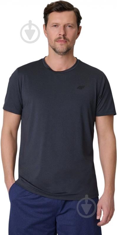 Футболка 4F TSHIRT FNK M2140 4FWSS26TFTSM2140-21M р.L сірий - фото 1