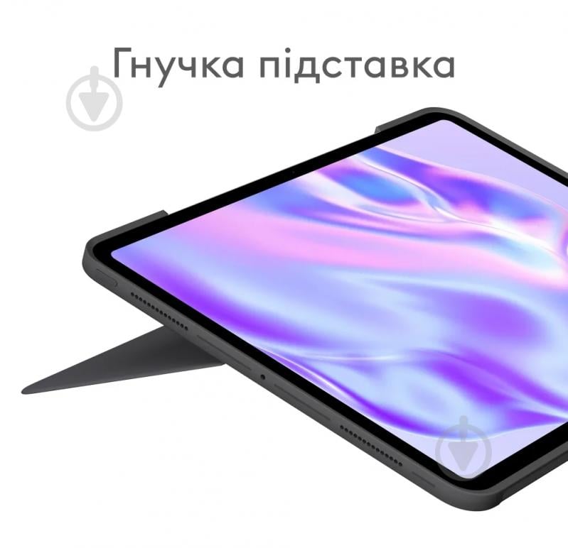 Чехол-клавиатура Logitech Combo Touch for iPad Pro 13-inch M4 graphite (L920-012833) - фото 2 Чехол-клавиатура Logitech Combo Touch for iPad Pro 13-inch M4 graphite (L920-012833) - фото 2
